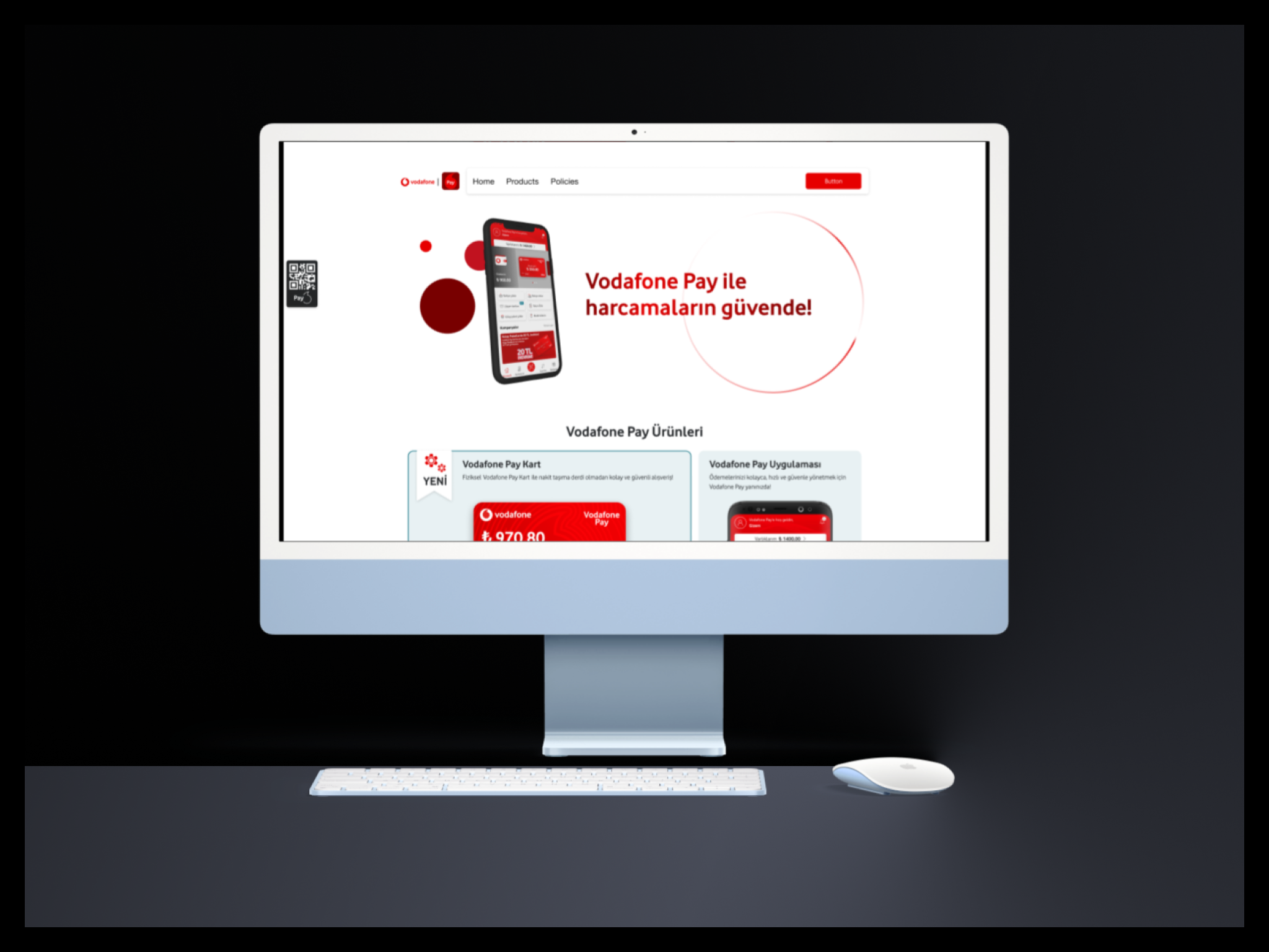 Vodafone Pay microsite — cover